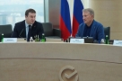Виталий Хоценко: «Обсудили с председателем правления банка Германом Оскаровичем Грефом концепцию благоустройства центра Омска»